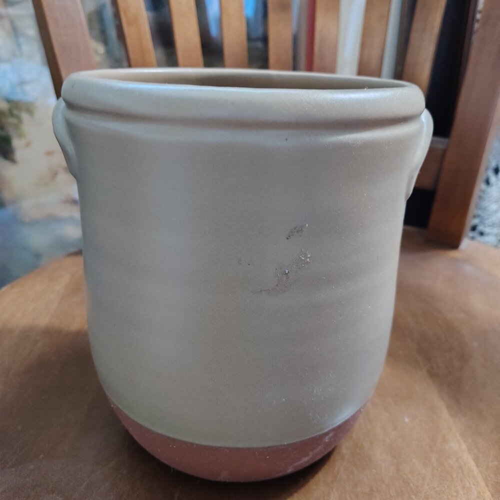 Very Large Thick Stoneware Pottery - Made In Portugal
